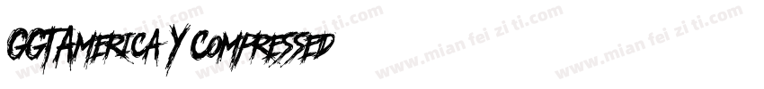 GGT America Y Compressed字体转换